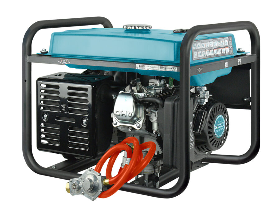 Lpg Gasoline Generator Könner & Söhnen Ks 10000e G Backside