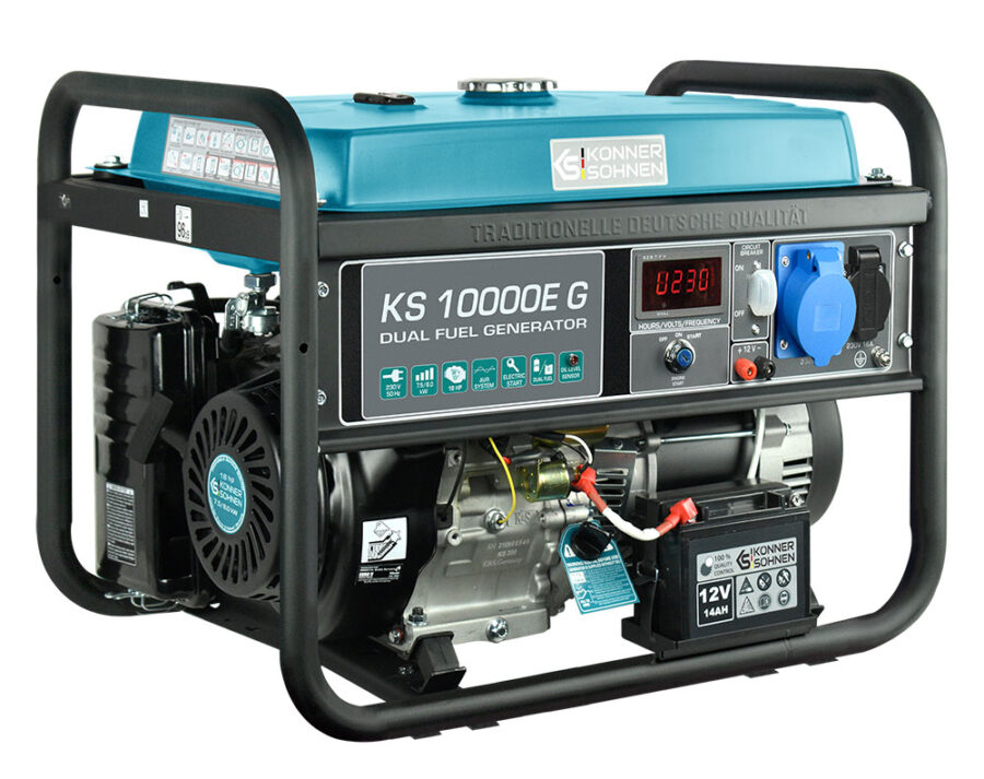 Lpg Gasoline Generator Könner & Söhnen Ks 10000e G Side