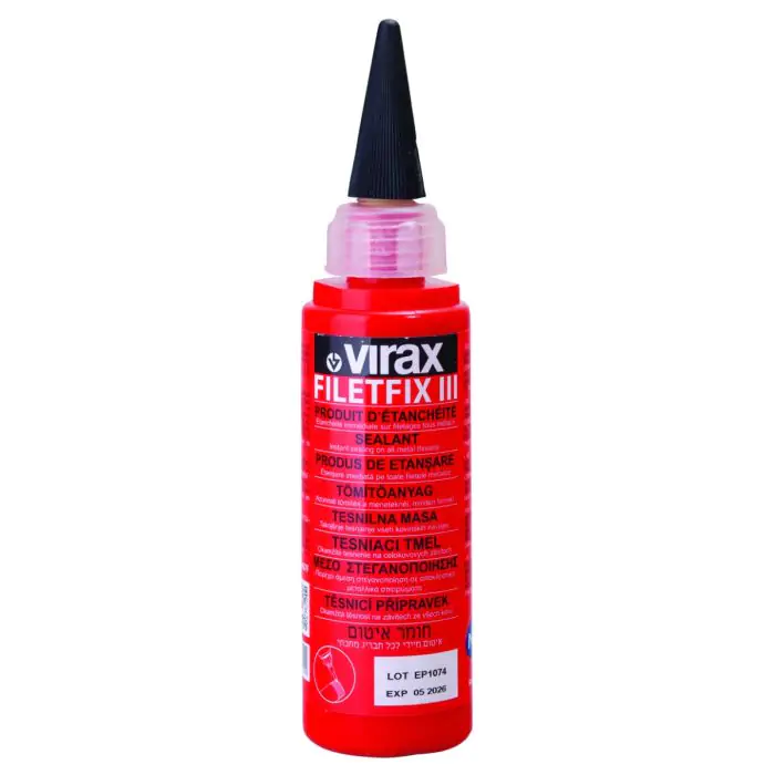 Virax Filetfex Iii נוזל טפלון 60 מ”ל לאיטום הברגות