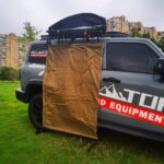 אוהל מקלחת לצד הרכב כולל כיסוי ותאורה All Top 1