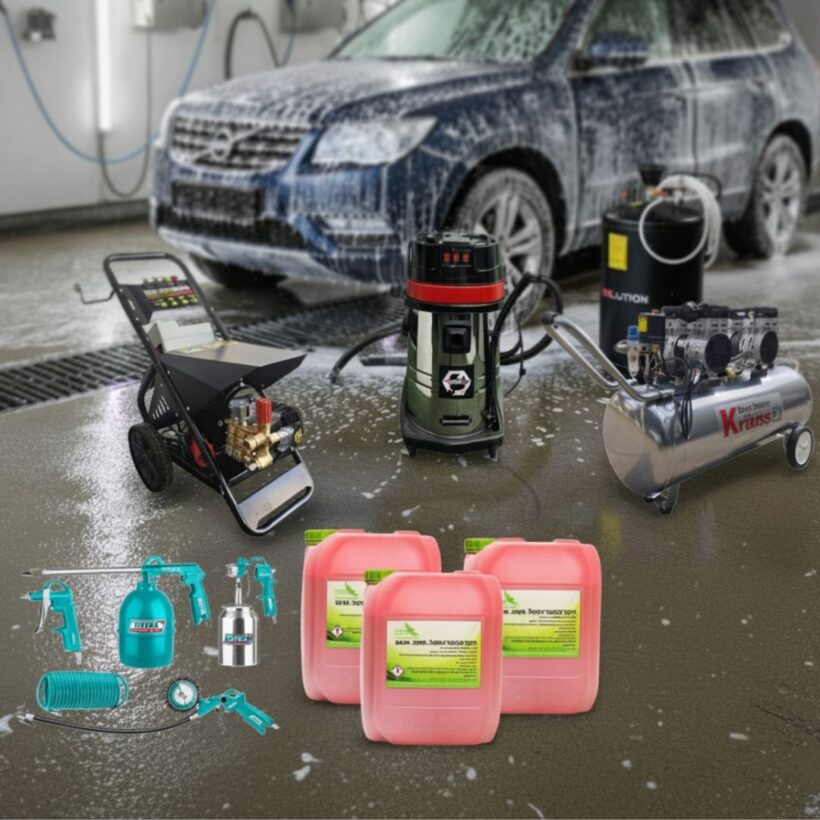 סט ניקיון רכב מקצועי