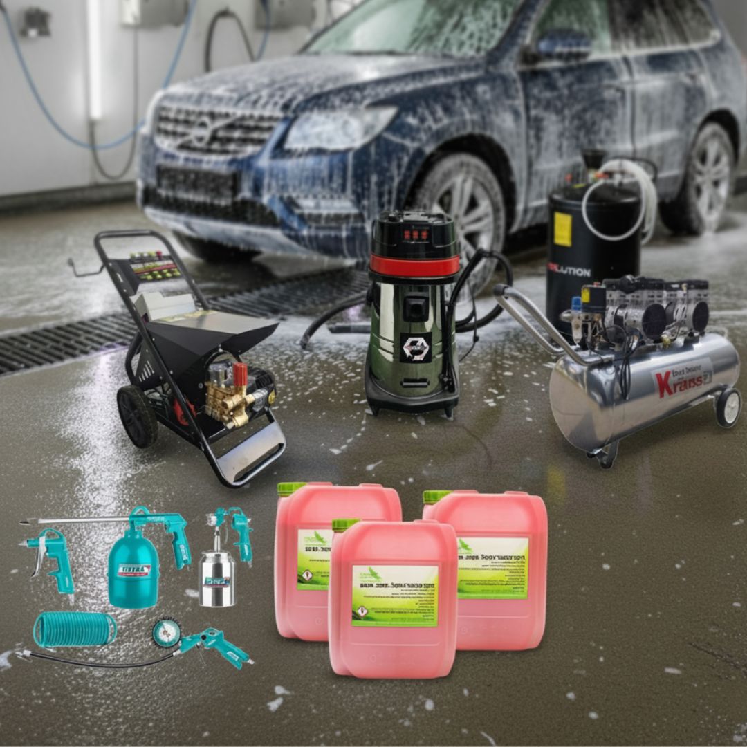 סט ניקיון רכב מקצועי