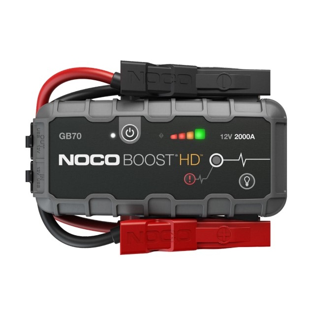 2080119 נוקו Noco Gb70 בוסטר התנעה אלקטרוני 12v 2000a לרכבי בנזין ודיזל בנפח עד 6 ל Fix1