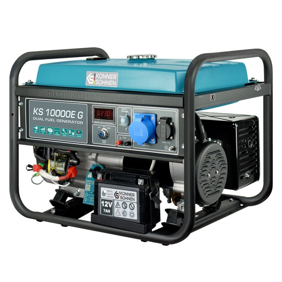 Lpg Gasoline Generator Konner Sohnen Ks 10000e G Side 2 Fix1